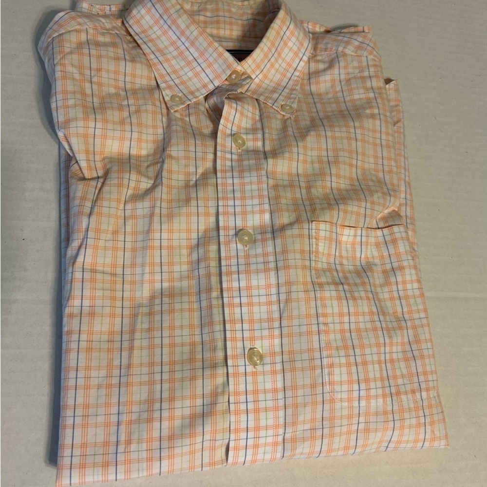 Men’s vineyard vines by Shep and Ian 100% cotton Murray shirt yellow pla…